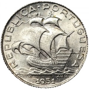 Portugal, 2,5 Escudos 1951