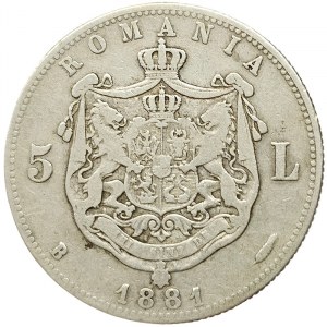 Rumunsko, Karol I. ako knieža/kráľ, 5. lei 1881, Bukurešť