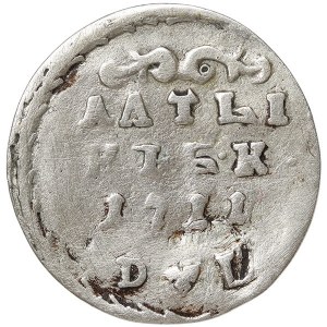 Russia, Peter I, Altyn (3 Kopeks) 1711, БК DL Krasny (Red mint)