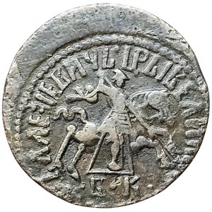 Russia, Peter I, 1 Kopek 1712, БК Naberezhny