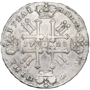 Russie, Pierre II, Rouble 1728