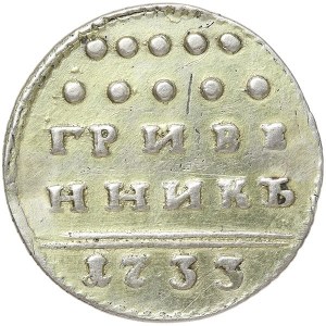 Rusko, Anna Ioannovna, Grivennik 1733, Kadashevsky