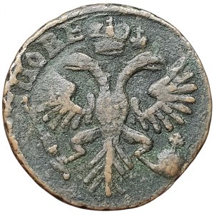 Russia, Anna Ioannovna, Denga 1731, Krasny (Red mint)