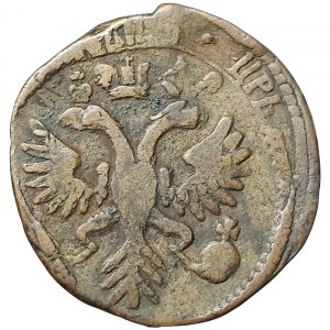 Russland, Anna Ioannovna, Denga 1734, Krasny (Rote Münze)