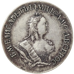 Russia, Elizabeth I, Grivennik 1744