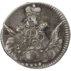 Russia, Elizabeth I, 5 Kopeks 1756, СПБ St. Petersburg