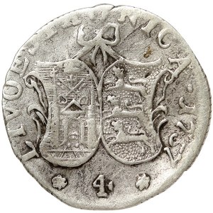 Russia, Elizabeth I, 4 Kopeks 1757, Krasny (Red mint)