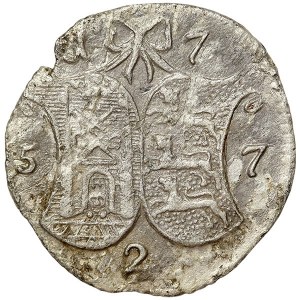 Russia, Elizabeth I, 2 Kopeks 1757, Krasny (Red mint)