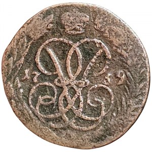 Russia, Elizabeth I, 1 Kopek 1759