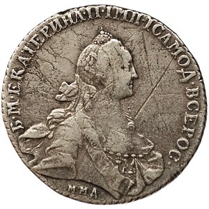 Russia, Catherine II, Rouble 1768, ММД EI Krasny (Red mint)