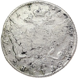 Russia, Catherine II, Rouble 1773, СПБ St. Petersburg