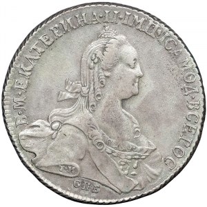 Russia, Catherine II, Rouble 1774, СПБ ФЛ St. Petersburg