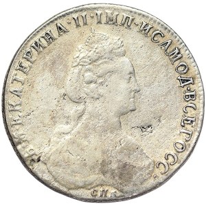 Russia, Catherine II, Rouble 1780, СПБ St. Petersburg