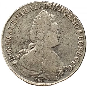 Russia, Catherine II, Rouble 1784, СПБ-ММ St. Petersburg