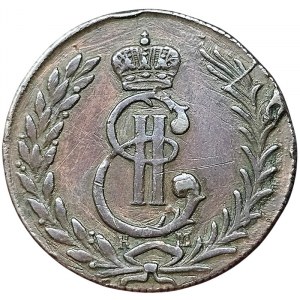 Russie, Catherine II, 5 Kopeks 1777, KM Suzun