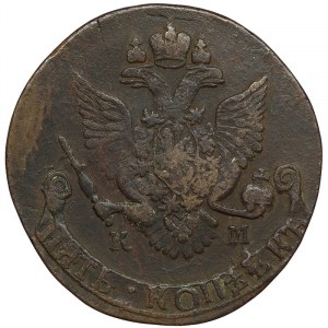 Russland, Katharina II., 5 Kopeken 1786, KM Suzun