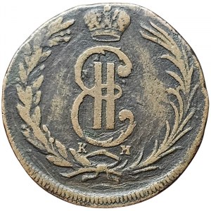 Rosja, Katarzyna II, 2 kopiejki 1771, KM Suzun