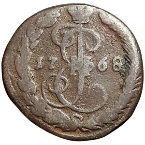Russia, Catherine II, Denga 1768, EM Ekaterinburg