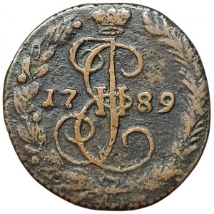 Russia, Catherine II, Denga 1789, EM Ekaterinburg