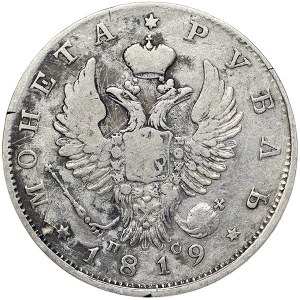 Russland, Alexander I., Rubel 1819, СПБ St. Petersburg
