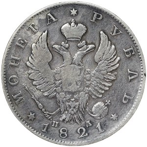 Russland, Alexander I., Rubel 1821, СПБ St. Petersburg