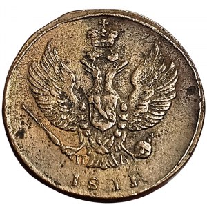 Russland, Alexander I., 2 Kopeken 1811, KM ПБ Suzun