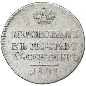 Russie, Alexandre Ier, Jeton de couronnement 1801