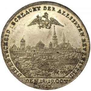 Russia, Alexander I, Token of the victory over Napoleon Bonaparte at Leipzig 1813