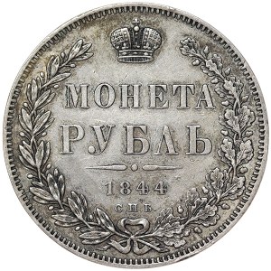 Russland, Nikolaus I., Rubel 1844, СПБ КБ St. Petersburg