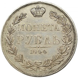 Rosja, Mikołaj I, rubel 1844, MW Warszawa