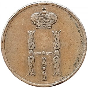 Russie, Nicolas Ier, 1 Kopek 1855