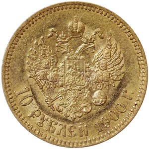 Russie, Nicolas II, 10 Roubles 1900, ФЗ St. Petersburg
