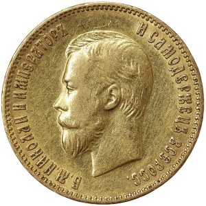 Rusko, Mikuláš II., 10 rublů 1903, AP Petrohrad