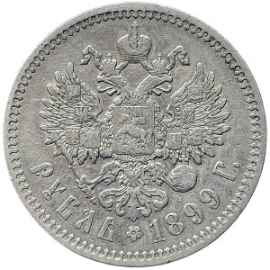 Russie, Nicolas II, Rouble 1899, ФЗ St. Petersburg