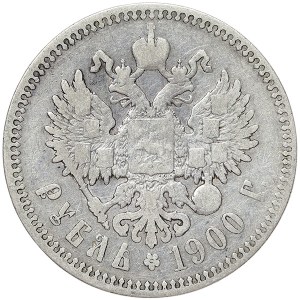 Russie, Nicolas II, Rouble 1900, ФЗ St. Petersburg