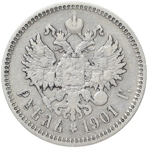 Russie, Nicolas II, Rouble 1901, ФЗ St. Petersburg
