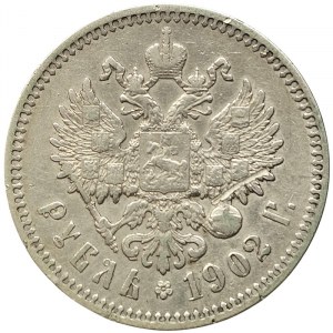 Russie, Nicolas II, Rouble 1902, AP St. Petersburg