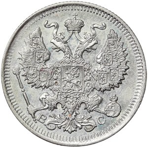 Russie, Nicolas II, 20 Kopeks 1913, BC St. Petersburg
