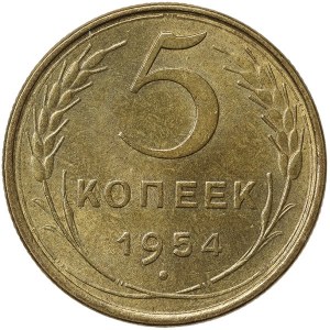 Rusko, CCCP, 5 kopějek 1954