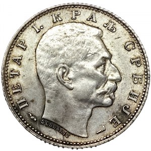 Serbie, Pierre Ier, 1 Dinar 1915