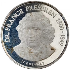 Slovenia, Dr. France Preseren, 1 Lipa (Token) 1990