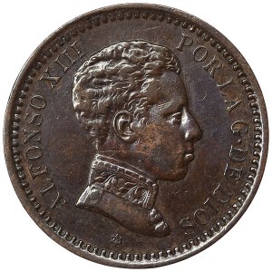 Spain, Alfonso XIII, 2 Centimos 1904 *04, Madrid