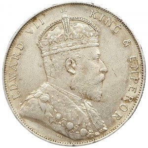 Règlements dans les détroits, Édouard VII, 1 dollar 1907