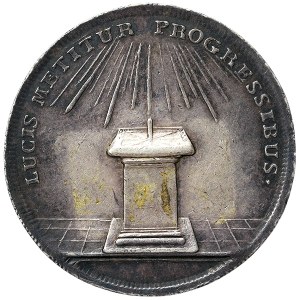 Szwecja, Gustaw III z Ludwiką Ulryką, Medal Szwedzkiej Akademii, b.d. (1787-1834)