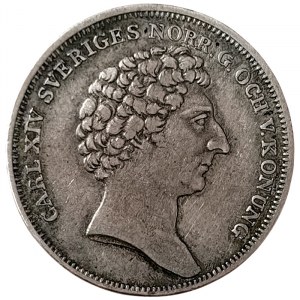 Sweden, Carl Johan XIV, 1/4 Riksdaler 1831, Stockholm