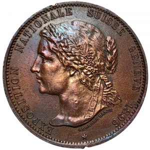 Švýcarsko, Ženeva, medaile Národní výstava v Ženevě 1896