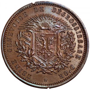 Švýcarsko, Ženeva, medaile Národní výstava v Ženevě 1896