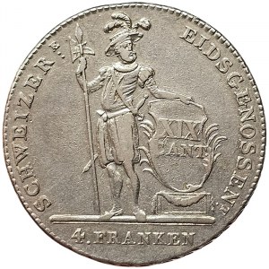 Szwajcaria, Lucerna, 4 franki 1814 r.