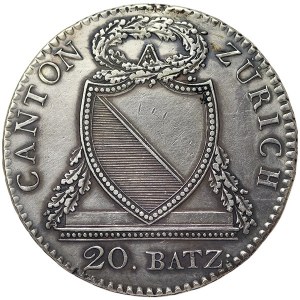Switzerland, Zurich, 20 Batzen 1813