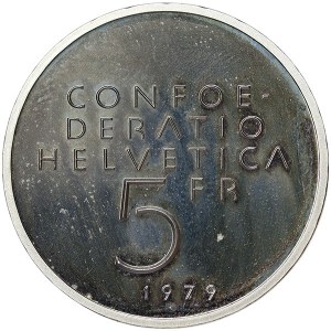 Szwajcaria, 5 franków 1979, Berno